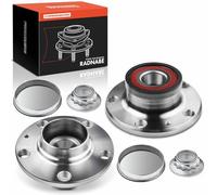 Frankberg 2x Wheel Bearing Hub Rear Compatible with A1 8X1 8XK 2010-2018 Ibiza Mk III 6L1 2002-2009 Fabia I 6Y2 1999-2008 Fox 5Z1 5Z3 5Z4 2005-2011 Polo 9N_ 2001-2009 Replace# VKBA3567 6Q0598611