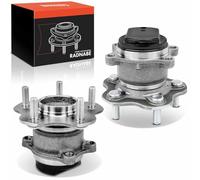 Frankberg 2x Wheel Bearing Hub Wheel Hub Rear Axle Compatible with Qashqai +2 I J10 JJ10E NJ10 1.5L-2.0L 2007-2013 X-Trail T32 1.3L-2.5L 2007-2021 Replace# 43202JG000