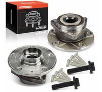 Frankberg 2x Wheel Bearing Stroke Front Axle with integrated ABS Sensor Compatible with A3 8P1 Octavi.a II 1Z3 Leon 1P1 Toledo III 5P2 Q2 GAB GAG Q3 F3B TT FV3 FVP Altea 5P1 Replace# 1K0498621