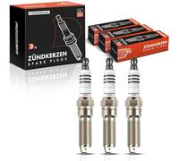 Frankberg 3x Spark Plugs Fuel Efficient Iridium+Platinum Electrode Durable Ceramic Insulant Compatible with Fiesta VI/VII Focus III Mondeo V C-Max II B-Max Ecosport Transit