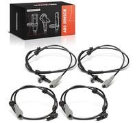 Frankberg 4x ABS Sensor Speed 2-Pin+2-Pin Compatible with Berlingo Multispace B9 C4 Grand Picasso I UA Partner Tepee Partner Box/MPV C4 Replace# 50267