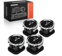 Frankberg 4x Air Vent Grille Bezel Outlet Front Centre Chromee-plated Compatible with Corsa D S07 Corsa D Box/Hatchback S07 Adam M13 Replace# 13417363