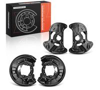 Frankberg 4x Brake Dust Shield Brake Disc Cover Front Rear Compatible with C-Class W204 C 63 AMG 6.2L 2008-2014 C-Class Coupe C204 C 63 AMG 6.2L 2011-2014 Replace# 2044202644