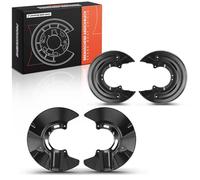 Frankberg 4x Brake Dust Shield Brake Disc Front Rear left Right 7E0615611 | Compatible with: T.r.a.n.s.p.o.r.t.e.r V flatbed/chassis 7JD 7JE 7JL 7JY 7JZ, T.r.a.n.s.p.o.r.t.e.r V Box 7EA 7EH 7HA 7HH