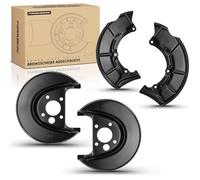 Frankberg 4x Brake Dust Shield Front Rear Left Right Compatible with Golf IV 1J1 1.4L-2.3L 1997-2005 A3 8L1 1.6L-1.9L 1996-2003 Octavi.a I 1U2 1.4L-2.0L 1996-2010 Replace# 1J0615612D