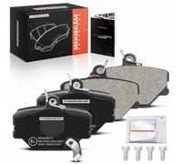Frankberg 4x Brake Kit Brake Disc Pad Front Axle Compatible with Cabrio 450 0.6L-0.8L 2000-2004 Fortwo Coupe 451 Electric 2009-2014 R.o.a.d.s.t.e.r 452 0.7L 2003-2005 Replace# 4514210010