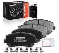 Frankberg 4x Brake Kit Brake Disc Pad Front Axle Left Right Compatible with CX-5 GH KE 2.0L 2.2L 2.5L 2011-2017 Brake Pad CX-5 KF 2.0L 2.2L 2.5L 2017-2024 Replace# K0Y13323Z