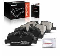Frankberg 4x Brake Kit Brake Disc Pad Rear Axle Left Right Compatible with M.i.n.i F55 C.o.o.p.e.r 1.5L 2014-2023 M.i.n.i F56 One First 1.2L-1.5L 2014-2023 Replace# 34216871299