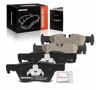Frankberg 4x Brake Kit Brake Disc Pad Rear Compatible with 1 Series F20 F21 114-125 2010-2023 2 F23 1.5L-2.0L 2014-2021 3 Series F30 F80 316-330 1.6L-2.0L 2011-2018 Replace# 34206873094