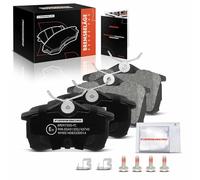 Frankberg 4x Brake Kit Brake Disc Pad Rear Compatible with Accord VI CF CG CH CK 2.0L 2.2L 1999-2003 Accord VII CL CN 2.0L-2.4L 2003-2008 Replace# 43022S1AE03