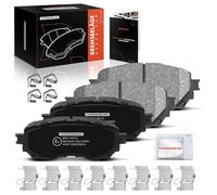 Frankberg 4x Brake Kit Brake Disc Pad with Brake lubricant Front Axle Compatible with 6 Estate GJ GL 2.0L 2.5L 2013-2024 6 Saloon GJ GL 2.0L 2.5L 2012-2024 Replace# G4YA3328ZA