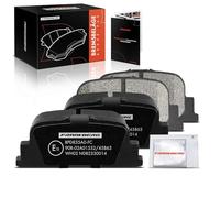 Frankberg 4x Brake Kit Brake Disc Pad with Brake lubricant Rear Axle Compatible with C.a.m.r.y V2 2.2L 1996-2002 C.a.m.r.y V2 3.0L 1996-2001 Replace# 0446632030