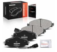 Frankberg 4x Brake Pad Brake Block Rear Axle Compatible with Golf VIII Variant CG5 2.0L 2020-2023 T.i.g.u.a.n AD1 AX1 1.5L 2018-2019 A3 8V1 8VK 1.0L 2012-2020 Replace# 5Q0698151