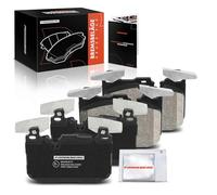 Frankberg 4x Brake Pad Front Axle Compatible with 3 Series F30 F80 316 318 320 330e 335 340 1.5L-3.0L 2011-2018 1 Series F21 114 116 118 120 125 M135 M140 1.5L-3.0L 2011-2023 Replace# 34116859066
