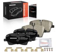 Frankberg 4x Brake Pad Front Axle Compatible with C-Class W203 C180 C200 C220 C230 C240 C270 C280 C320 1.8L-3.2L 2000-2007 SLK R171 280 300 200 1.8L-3.0L 2004-2011 Replace# 0034202520