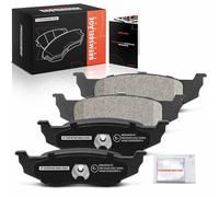 Frankberg 4x Brake Pad Front Compatible with 300 M LR 2.7L 3.5L 1998-2004 ConcOr 2.7L 3.5L 1997-2003 Sebring JR 2.4L 2.7L 2001-2007 Stratus Cabriolet JX Replace# K05011630AA