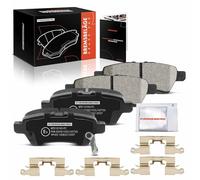 Frankberg 4x brake pads brake pad set brake pads rear axle left right compatible with Pathfinder III R51 2.5L-4.0L 2005-2019 Replace# 44060EA090