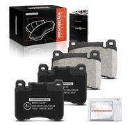 Frankberg 4x brake pads brake pad set front axle left right compatible with C-Class W203 180-350 1.8L-3.5L 2000-2007 C-Class T-Model S203 180-350 1.8L-3.5L 2001-2007 Replace# 0044205120
