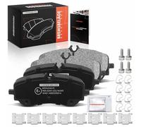 Frankberg 4x Brake Pads Brake Pad Set Rear Compatible with TGE Bus UY 2.0L 2017-2024 Amarok 2HA 2HB S1B S6B S7A S7B 2.0L 3.0L 2010-2022 Replace# 2H6698451