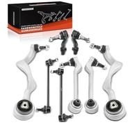Frankberg 4x Control Arm 2x Tie Rod End Track Rod End 2x Stabiliser Link Compatible with 1 Series E81 E87 E88 2004-2013 3 Series E90 E93 2004-2013 X1 E84 2009-2015 Replace# 6769798