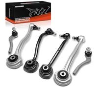 Frankberg 4x Control Arm + 2x Tie Rod End Track Rod End with Ball Joint Assembly Front Left Right Compatible with CLK C209 C-Class W203 CLK Cabriolet A209 C-Class Coupe CL203 Replace# 2033300111