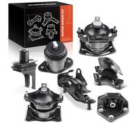 Frankberg 4x Engine Mounts + 3x Transmission Bearings Automatic Transmission Compatible with Accord VII CL CN 2.4L 2003-2008 Accord VII Tourer CM CN 2.4L 2003-2008 Replace# 50830SDAA04