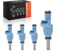 Frankberg 4x Fuel Injector Fuel Injector Nozzle Petrol 2-Pin Compatible with A3 8L1 TT 8N3 TT R.o.a.d.s.t.e.r 8N9 Replace# 06A906031J