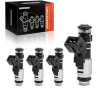 Frankberg 4x Fuel Injector Nozzle Compatible with Berlingo GFK GJK MF 1.1L 1996-2008 C2 JM 1.1L 2003-2009 206 SW 2E/K 1.1L 2002-2007 Replace# 9625587580