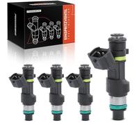 Frankberg 4x Fuel Injector Nozzle Compatible with Cube Z12 1.8L 2009-2014 Tiida Hatchback C11 1.8L 2006-2011 Tiida Saloon SC11 1.8L 2007-2012