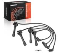 Frankberg 4x Ignition cable set Petrol Compatible with Accord 1990-1998 Civic 1987-2001 Concerto 1989-1995 CRX III 1992-1998 HR 1999-2005 Logo 200 400 Replace# 32722-P01-000