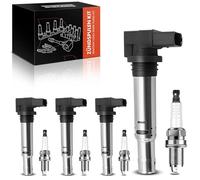 Frankberg 4x Ignition Coil + 4x Spark Plugs 036905715