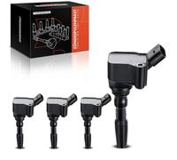 Frankberg 4x Ignition coil Compatible with A.l.h.a.m.b.r.a 710 711 Ateca KH7 2016-2020 Ibiza IV 6J 6P Leon 5F 2013-2020 Mii Toledo IV Replace# 04C905110A
