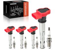 Frankberg 4x Ignition Coil Spark Plugs Control Arm Kit petrol