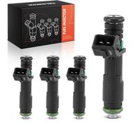 Frankberg 4x Injection valve 2-Pin Petrol Compatible with Aveo/Kalos Saloon T250 T255 1.2L 2008-2024 Spark M300 1.2L 2010-2015 Replace# 25186566