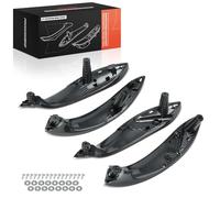 Frankberg 4x Interior Door Panel Pull Handle Inner Door Handle InsideEquipment Front Rear L&R Black Compatible with 3 Touring Van F31 3 Series F30 F80 3 Series Touring F31 Replace# 51427281470