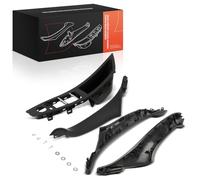 Frankberg 4X Interior Door Panel Pull Handle Inner Left and Right Side Compatible with 5 Series F10 2010-2016 5 Series F11 2010-2017 Replace# 51417225851, 51417225852