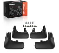 Frankberg 4x Mud Flaps with Installation Material Compatible with E-Class W213 E180 E200 E200D E300 E300D E300De E300E E350D E350E E350 E400D 16L-.29L 2016-2024