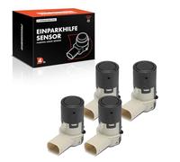 Frankberg 4x Parking Assist Sensor Front Rear 3-Pin Compatible with Twingo II CN0 M.e.g.a.n.e II BM0/1 CM0/1 Idea 350 Clio III BR0/1 CR0/1 Replace# 7701062074