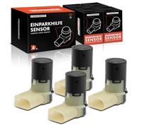 Frankberg 4x Parking Assit Sensor Front or Rear Compatible with A4 8H7 8HE 1.8L-4.2L 2002-2009 A6 4B2 4F2 C5 C6 2.5L-5.2L 1997-2011 A8 4E2 4E8 3.0L-6.0L 2002-2010 Replace# 4B0919275A