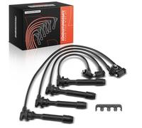 Frankberg 4x Spark Plug Wire Petrol Compatible with i30 FD 2007-2012 Tucson JM 2004-2022 Cee'D ED 2006-2012 Pro Cee'D ED 2008-2012 Sportage JE KM 2004-2022 Replace# 27501-23A00