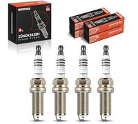 Frankberg 4x Spark Plugs Spark Plugs Compatible with Clio IV BH 0.9L 2012-2023 Duster HM 1.2L 2017-2023 Logan II 0.9L 2012-2023 Twingo III BCA BCM 0.9L 2014-2023 Replace# ILKAR7J7G