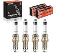 Frankberg 4x Spark Plugs Spark Plugs Compatible with Golf Sportsvan AM1 AN1 1.2L-1.4L 2014-2020 Fabia III NJ3 1.2L-1.4L 2014-2021 A1 8X1 8XK 1.4L 2012-2018 Replace# 04E 905 612