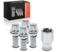 Frankberg 4x wheel bolts Compatible with 7 Series E65 E66 E67 730-760 3.0L-6.0L 2001-2009 X3 E83 2.0-3.0 18-30 2.0L-3.0L 2003-2011 Replace# 36136781152