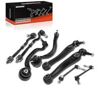 Frankberg 4x Wishbone Arm+2x Tie Rod End+2x Ball Joint Front Compatible with X5 E70 All Engines SUV 2006-2013 X6 E71 E72 All Engines SUV 2007-2014 Replace# 31126771893
