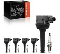 Frankberg 5x Ignition Coil + 1x Spark Plugs