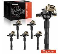Frankberg 6x Ignition Coil Compatible with 3 Series E36 E46 2.0L-3.0L 1994-2002 Z3 E36 2.0L-3.2L 1997-2003 5 Series E39 2.0L-4.4L 1995-2004 X5 E53 3.0L-4.6L 1999-2006 Replace# 12131748018