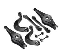 Frankberg 6x Wishbone Arm + 2x Ball Joint Rear Left Right Compatible with A3 8P1 2003-2009 Leon 1P1 2005-2009 E.O.S 1F7 1F8 2006-2008 Replace# 1K0505465C