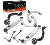 Frankberg 8x Control Arm Set Front Compatible with X5 E70 3.0 4.8 M50d xDrive30d xDrive30i xDrive35d xDrive40 xDrive48i xDrive50i X6 E71 E72 30-50 Replace# 31126771893