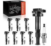 Frankberg 8x Ignition Coil Spark Plugs Control Arm Kit petrol