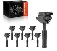 Frankberg 8x Ignition Coils Ignition Coil Compatible with XK8 Convertible X100 4.0 XJ X308 3.2 Coupe Daimler X30 Six Replace# XW93-12029-AB, DQ-2103